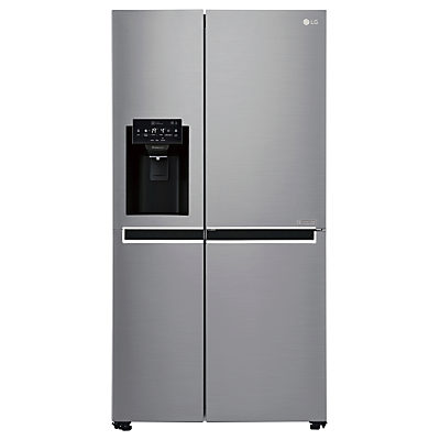 LG GSL760PZXV American Style Fridge Freezer, A+ Energy Rating, 90cm Wide, Silver